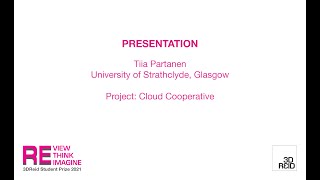 Tiia Partanen  3DReid Student Prize 2021 Presentation [upl. by Livia]