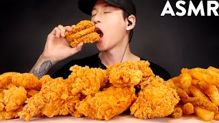 ASMR SPICY CHICKEN TENDERS amp FRIED SHRIMP MUKBANG No Talking EATING SOUNDS  Zach Choi ASMR [upl. by Idalia]