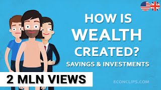 💰 How is Wealth Created  Savings and Investments [upl. by Meeharb]