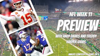 NFL WEEK 11 PREVIEW [upl. by Handel261]