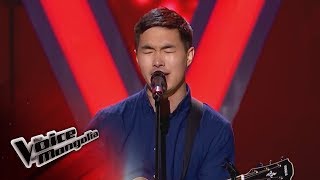 SodnomdarjaaN  quotNud chin hair haruulnaquot  Blind Audition  The Voice of Mongolia 2018 [upl. by Emeline166]