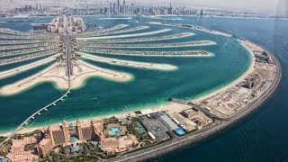 Constructing Palm Jumeirah Dubai — Palm Island Dubai — Megastructure  Nakheel [upl. by Alethia576]