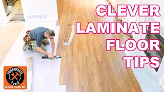 Laminate Floor Installation for Beginners  9 Clever Tips [upl. by Hedva990]