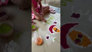 Diwali Rangoli ￼ [upl. by Armbrecht]