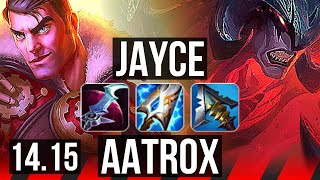 JAYCE vs AATROX TOP  6 solo kills 700 games  BR Master  1415 [upl. by Nicholson]