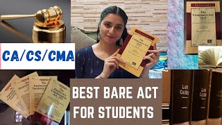 Best amp Affordable Bare Act For Law Subjects for Students  CACSCMA Exams  Saturday Video [upl. by Zoller]