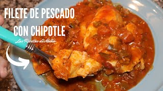 Filete de Pescado Tilapia con Chipotle  Las Recetas de Mama [upl. by Rambert]