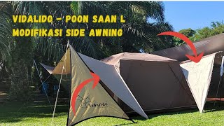 Tambahan side curtain untuk Poon Saan L elak tempias hujan vidalido poonsaan hujan azizdrimba [upl. by Yuji]