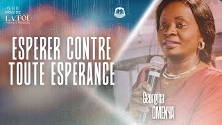 CULTEDOMINICAL • ESPERER CONTRE TOUTE ESPERANCE  Georgina Omenya [upl. by Peyter]