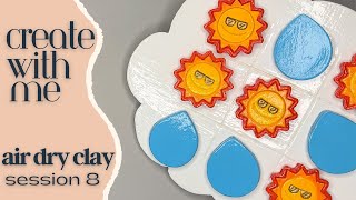 Air Dry Clay TicTacToe Game  Spring Inspired [upl. by Etana798]