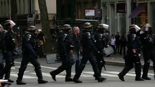 Protestation contre le RN a Lyon [upl. by Nylhsoj]