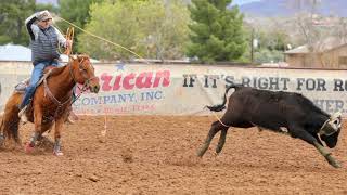 Wickenburg Team roping Brought to you by Edward Jones Destination Wickenburg 2021 Spring Season [upl. by Enaud]