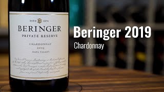 Beringer 2019 Chardonnay Private Reserve Napa Valley [upl. by Jerald]