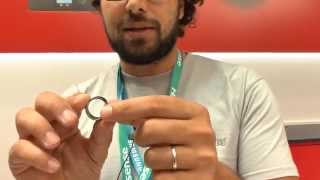 MOTA SmartRing lanello con vibrazione e notifiche anteprima IFA 2014 HDblog [upl. by Ayanat]