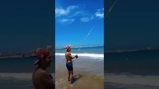 surfcasting Mohammedia Maroc courbine [upl. by Azial298]