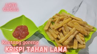 crispy tahan lama  kentang goreng crispy kentang kentanggoreng [upl. by Outhe]