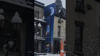 City Building Painting Of A Moon Graffiti [upl. by Fosque744]