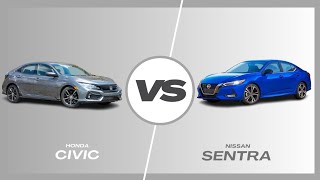 Honda Civic Vs Nissan Sentra [upl. by Aleris240]