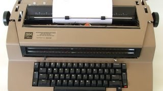 IBM Correcting Selectric III Electric Typewriter For Sale [upl. by Annaj203]