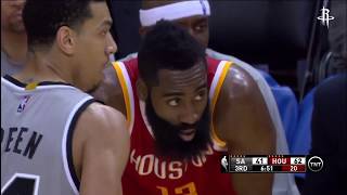 James Harden Dunk Over Aaron Baynes 110614  Houston Rockets [upl. by Yrolam]