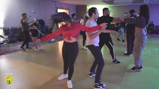 New York SBKZ Congress  Brazilian Zouk Nayara Social Dancing [upl. by Enialb]