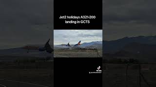 Jet2 holidays A321200 landing in GCTS [upl. by Emor528]