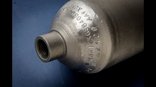 Diameter to Diameter Roll Marking of High Pressure Cylinders [upl. by Anilegnave]