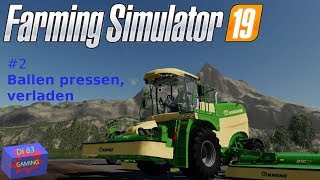 LS19 2 Ballen pressenverladenSilageballen Tutorial [upl. by Kuehnel548]