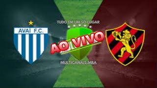 AO VIVO AVAÍ X SPORT COM IMAGENS GAMEPLAY [upl. by Laurence463]