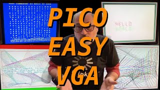 GVga Simplified VGA for RPi Pico [upl. by Gwenette]