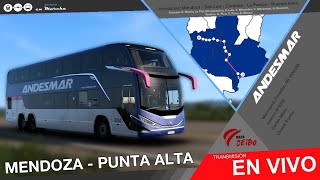 🔴 En VIVO  MENDOZA  PUNTA ALTA  Servicio Completo Andesmar  Simulación en Marcha [upl. by Baily]