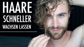 HAARE SCHNELLER WACHSEN LASSEN ● Meine TIPPS  DANIEL KORTE [upl. by Erret]