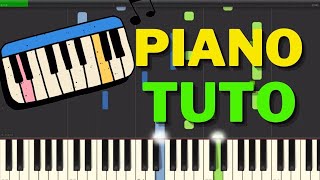 🎵 Jacques Brel  Ne Me Quitte Pas  Piano Tutorial Synthesia [upl. by Aihceyt]