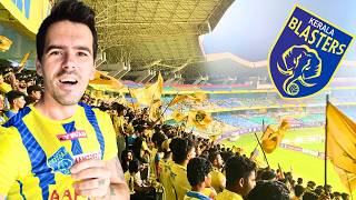 European Experiences CRAZY KERALA BLASTERS Football Fans ISL Indian Super League [upl. by Ainolopa]