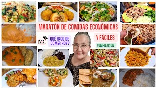 ✅️MARATÓN DE COMIDAS ECONÓMICAS Y FÁCILES20 RECETAS PARA MEDIO DÍACOMPILACIÓN [upl. by Drarehs]