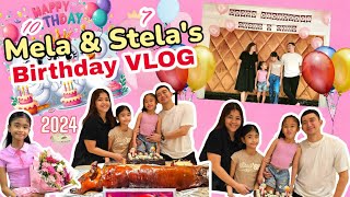 Birthday ni Mela at Stela  Melason Family Vlog [upl. by Kip]