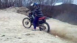 Honda MTX 125 Enduro ride [upl. by Anaic]