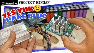 BLDC MOTOR controller UNBOXING TEST BLDC NINEBOT [upl. by Ozan]