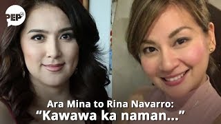 Ara Mina to Rina Navarro quotKawawa ka naman may sixmonthold baby kayoquot [upl. by Tepper]