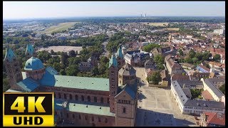 Speyer von oben  DJI Drone 4K UHD Video [upl. by Annohsal851]