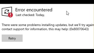 Fix Update KB5034441 Not Installing Error 0x80070643 On Windows 10 [upl. by Dud216]