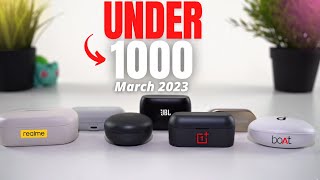 Top 5 best tws earbuds under 1000 in 2023  best Wireless Earphone under 1000 in 2023 [upl. by Cathie17]