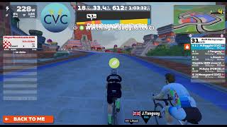 Zwift Racing League  Open EMEAE Central Division 2 Glyph Heights 1 Laps 34 km [upl. by Ainafetse]