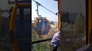 Ropeway trip Girnar girnar forest ropeway youtubeshorts viral love reels hills god lord [upl. by Leith]