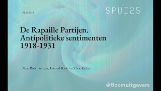 De Rapaille Partijen Antipolitieke sentimenten 19181931 [upl. by Penoyer]