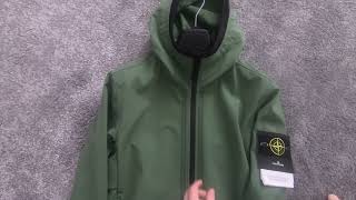 Stone Island  Light Soft Shell R EDye SS22 Jacket Review  Mens Clothing [upl. by Innis]