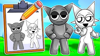 WENDA amp GREY BECOMES What THEY DRAW In ROBLOX Incredibox [upl. by Frances395]