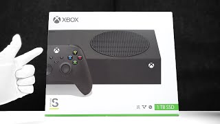 The New Xbox Console Unboxing Series S Carbon Black  Gameplay [upl. by Amer]