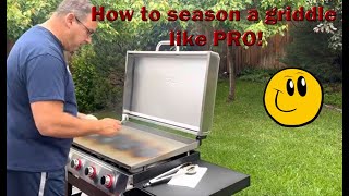 How To Season A Griddle Like A Pro [upl. by Aicyla]