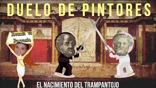 Duelo de pintores Zeuxis vs Parrasio La escuela del trampantojo [upl. by Vince279]